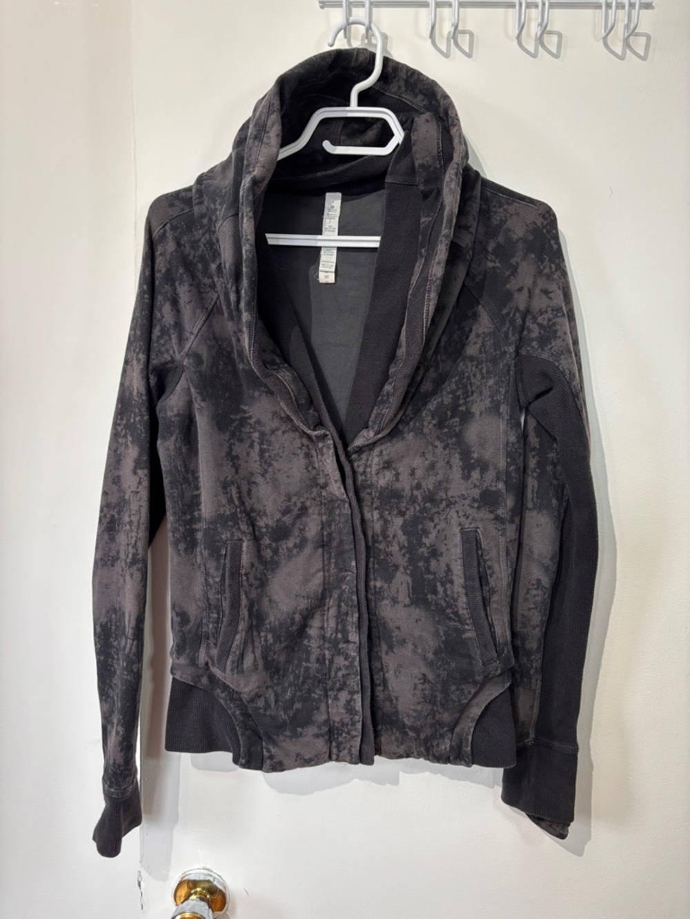 lululemon athletica Dark Charcoal Gray Zip Hoodie